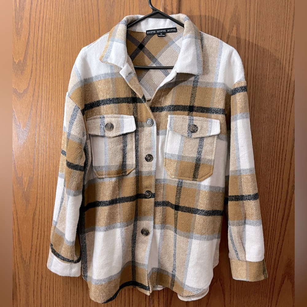 Hvfve , Multi Color Button Down Jacket, Medium - image 1